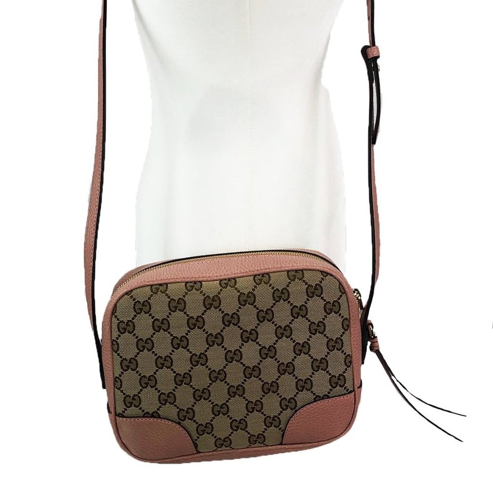 Gucci Canvas Supreme Camera Bag Tobacco New with Gucci Dustbag - Picture 7 of 8